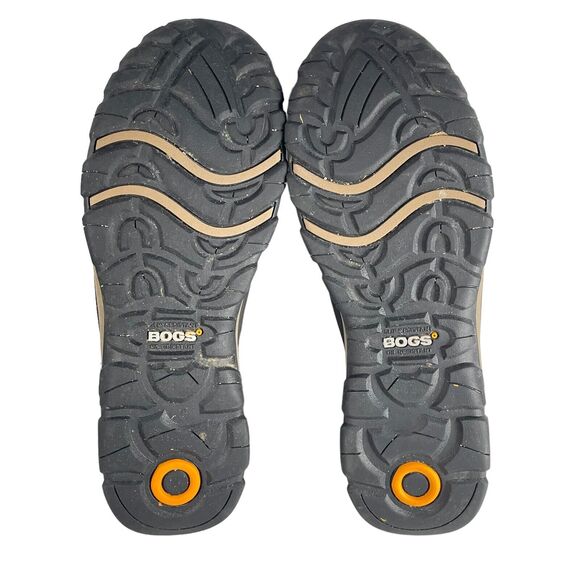 BOGS Mens Foundation Low 72235CT-200 Waterproof Work Boots Brown Leather SIZE 10 - Picture 7 of 12